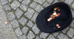 Coins in a hat