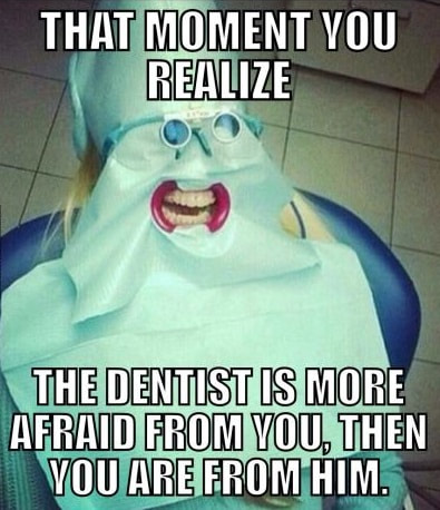 Dental Meme- Patient covered in protective gear- 